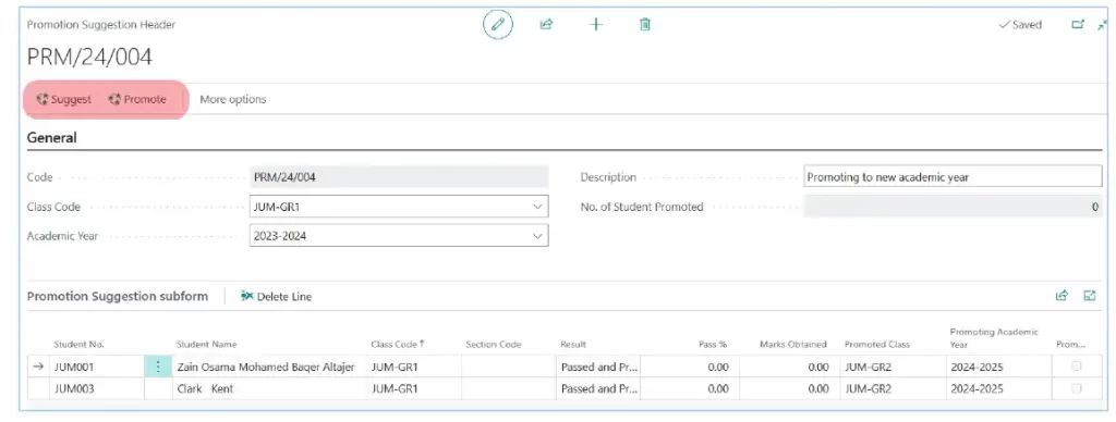 Promotion Academic Central