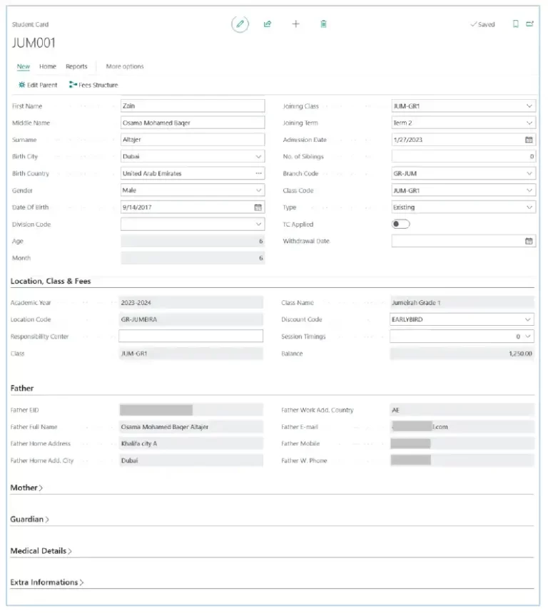 Student Onboarding Academic Central